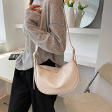 Soft Leather Shoulder Bag Women Crossbody Messenger Handbag Casual Totes