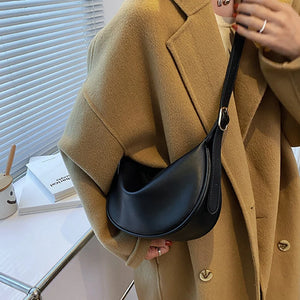 Soft Leather Shoulder Bag Women Crossbody Messenger Handbag Casual Totes