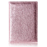 Glitter Passport Cover Pink Leather Passport Wallet Girl Holder