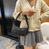 Women's Space Cotton Handbag - Small Shoulder Bag