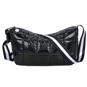 Winter Crossbody Down Bag Wide Shoulder Strap Messenger Bag Sac A Main