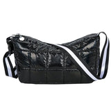 Winter Crossbody Down Bag Wide Shoulder Strap Messenger Bag Sac A Main