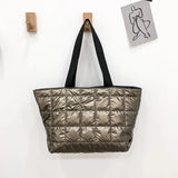 Winter Crossbody Down Bag Handbag Shoulder Strap Messenger Pack