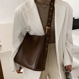 Women's Shoulder Bag PU Leather Crossbody Handbag Tote Bolsa