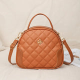 Tassel Small Messenger Bag Lingge Embroidery Casual Female Shoulder Bag