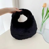 Winter Tote Bag Shoulder Handbag Women Purses Ladies Totes