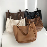 Women's Tote Bag PU Leather Large Handbag Shoulder Hand Female