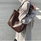 Women's Tote Bag PU Leather Large Handbag Shoulder Hand Female