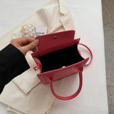 Crocodile Small Crossbody Bag Women Handbag Purse Leather Shoulder Lady