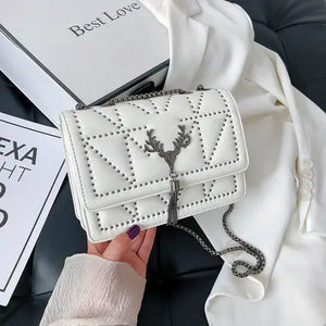 Vintage PU Leather Small Shoulder Crossbody Hand Bag Women Solid Purses Clutch