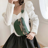Waist Bag High Crossbody Chest Bags Soft Hip Pack Wide Shoulder Strap
