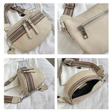 Waist Bag High Crossbody Chest Bags Soft Hip Pack Wide Shoulder Strap
