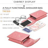 Women's Large Capacity Leather Wallet with Chain