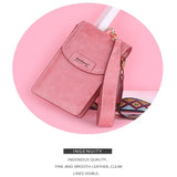 Women's Large Capacity Leather Wallet with Chain