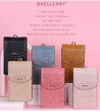 Women's Large Capacity Leather Wallet with Chain