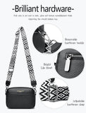 Wide Straps Leather Women Flap Bag Crossbody Shoulder Bags