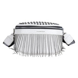 Tassel Leather Crossbody Chest Bag Women Waist Bag
