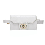 Woman Leather Fanny Pack Waist Bags Crossbody Chest Bag