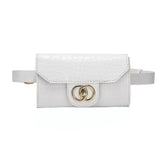 Women Leather Waist Bags Crossbody Chest Bag Belt Bag