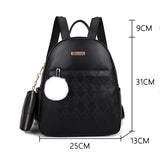 Soft Leather Women Backpacks for Travel, School, Girls