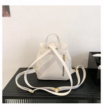 Women Pu Leather Backpacks for Teen Girls