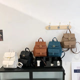 Women Pu Leather Backpacks for Teen Girls