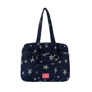 Denim Shoulder Bag Tote Casual Purse