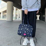 Denim Shoulder Bag Tote Casual Purse