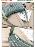 Rhinestone Shoulder Bag Women Bling Handbag