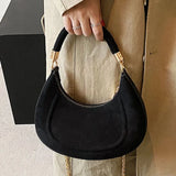 Women Handbag Small Size Retro Casual All Match Hobos Bag