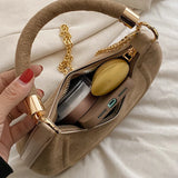 Women Handbag Small Size Retro Casual All Match Hobos Bag