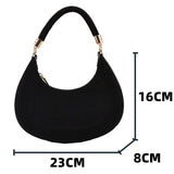 Women Handbag Small Size Retro Casual All Match Hobos Bag