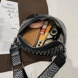 Women Chest Bag Tassel Pu Leather Large Capacity Crossbody Bag Waist Bags