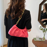 Women Armpit Bag Pink Cloud Bag Female Clutches Evening Bolsa