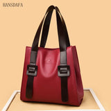 Women Handbag High Leather Shoulder Crossbody Bag Large Capacity Ladies Tote Bag