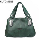 Women Pu Leather Shoulder Bag Crossbody Soft Messenger Multi-layer Tote