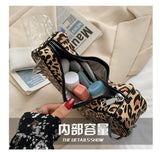 Leopard Heart Handbag Shoulder Bag Lady Girl Gift