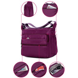 Women's Waterproof Nylon Messenger Bag