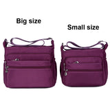 Women's Waterproof Nylon Messenger Bag