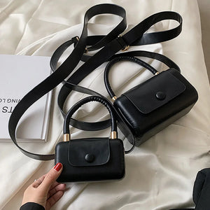 Women PU Leather Shoulder Bags Ladies Party Handbag Small Fl