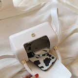 Women PU Leather Shoulder Bags Ladies Party Handbag Small Fl