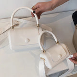 Women PU Leather Shoulder Bags Ladies Party Handbag Small Fl