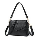 Women Pu Leather Shoulder Messenger Bags High Ladies Handbags Travel Bag Crocodi