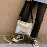 Women Shoulder Bag Handbag Bright Hand Tote Female Clutches Pouch Solid