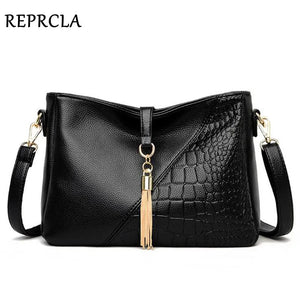 Women Shoulder Bag Messenger Crossbody Bags PU Leather Tassel Handbags
