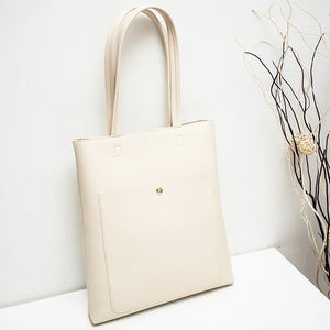 Women Shoulder Bag Soft Leather Handbag High Bucket Female Bag
