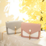 Tassel Chain Shoulder Small Square Bag Messenger Crossbody Bag