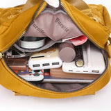 Nylon Shoulder Bag for Women, Crossbody Messenger Handbag