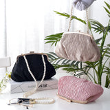 Women Silk Clutch Bag Evening Bag Satin Wedding Party Mini Wallet