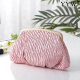 Women Silk Clutch Bag Evening Bag Satin Wedding Party Mini Wallet